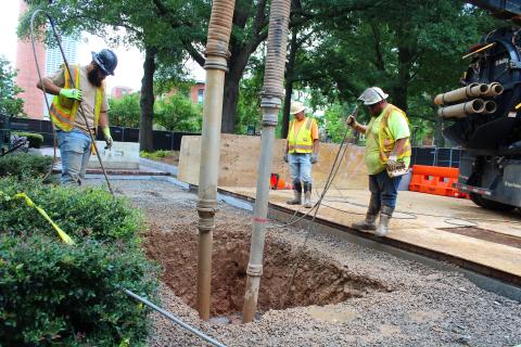 Chilled Water Construction at Harrison Square